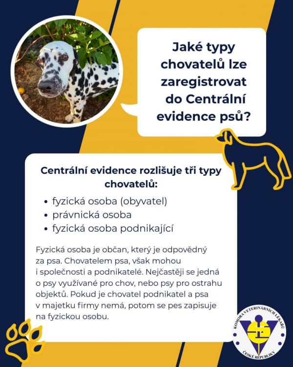 20 Jaké typy chovatelů lze registrovat do CEP